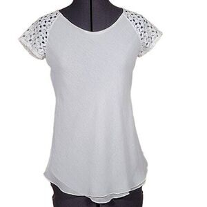 Kokoon Sheer Layered Blouse Sz XS